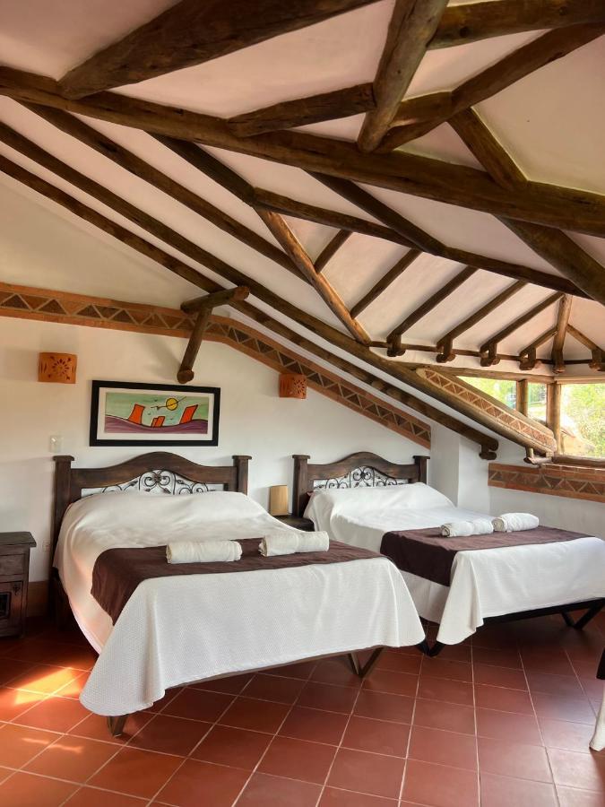 Hotel, Bungalows, Chalet Y Cabanas Aventura Park Villa De Leyva La Periquera Extérieur photo